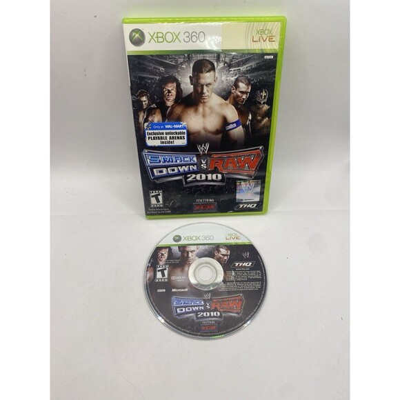 WWE SmackDown vs. Raw 2010 Featuring ECW (Microsoft Xbox 360, 2009) Tested - Picture 1 of 2
